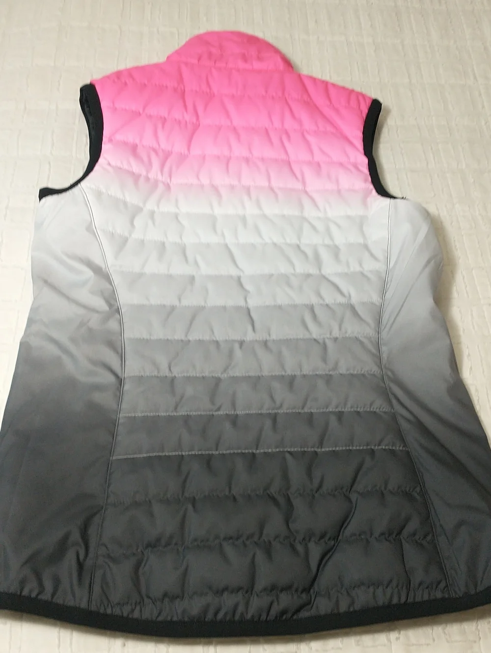 LIKE NEW Nike Reversible Ombre Insulated Golf Vest, Pink, White, Black, Size XS